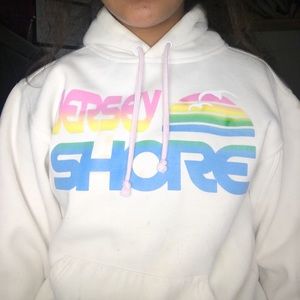 jersey shore hoodie .